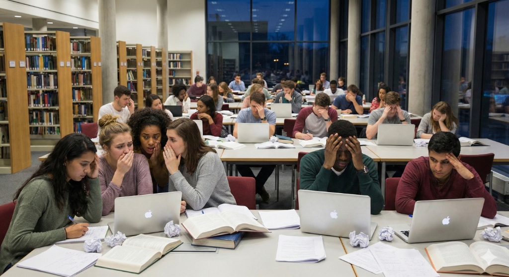 Students Studying
